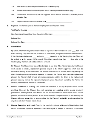 Event Planner Contract Template from www.docsketch.com