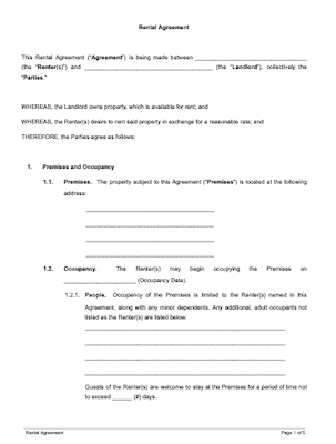 Simple Lease Agreement Template from www.docsketch.com